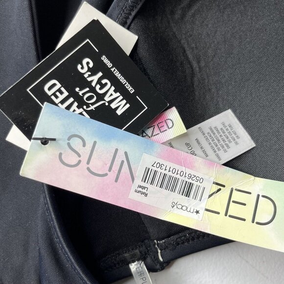 SunDazed Simone HLT Bikini Swim Suit Top Womens 34DD Black Padded New - Picture 6 of 8